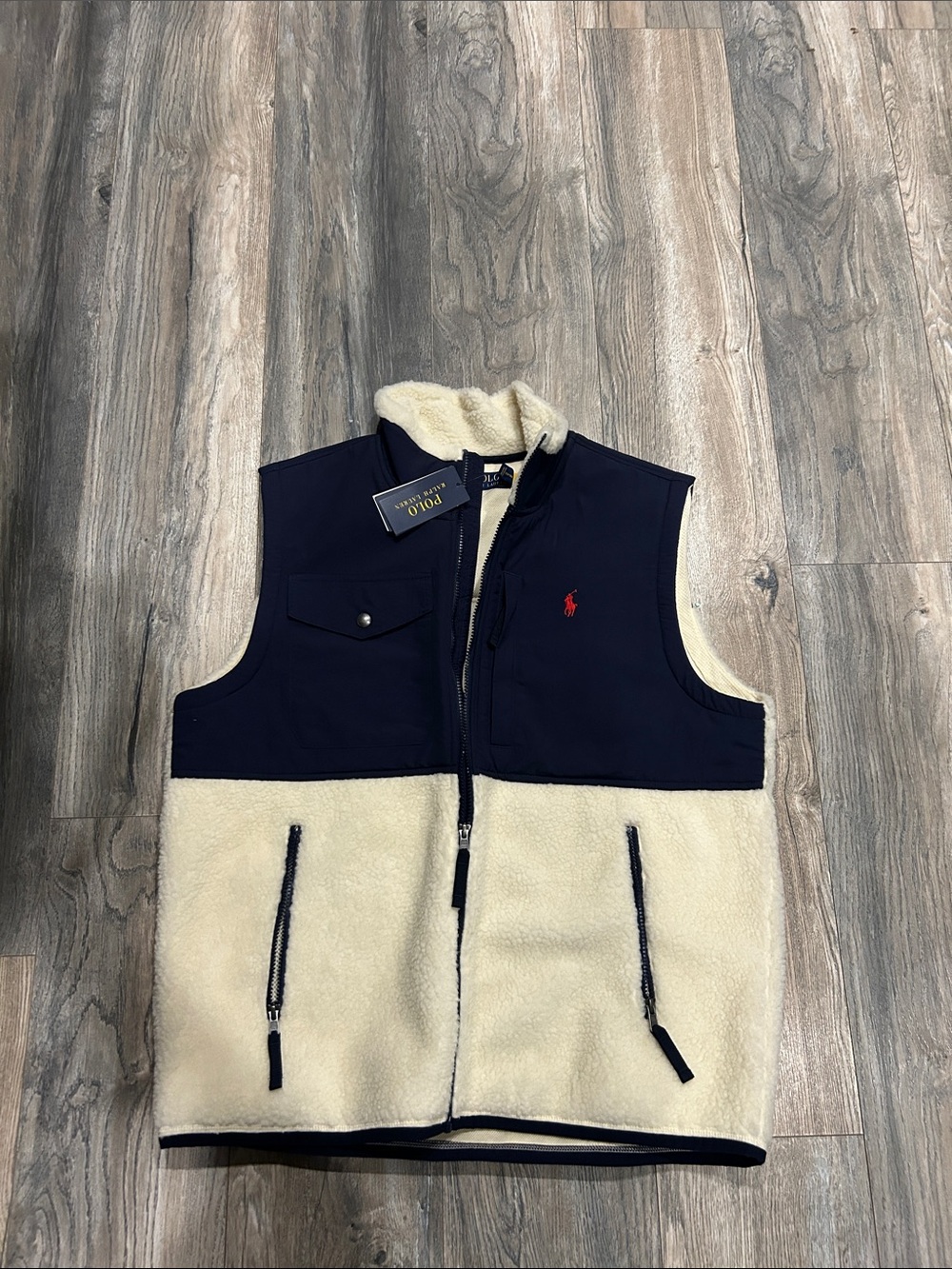 Men’s polo Ralph Lauren vest large nwt